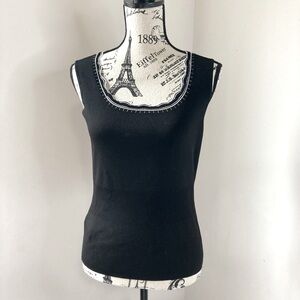 LOFT, Ann Taylor,  Black Sleeveless Top, Size M